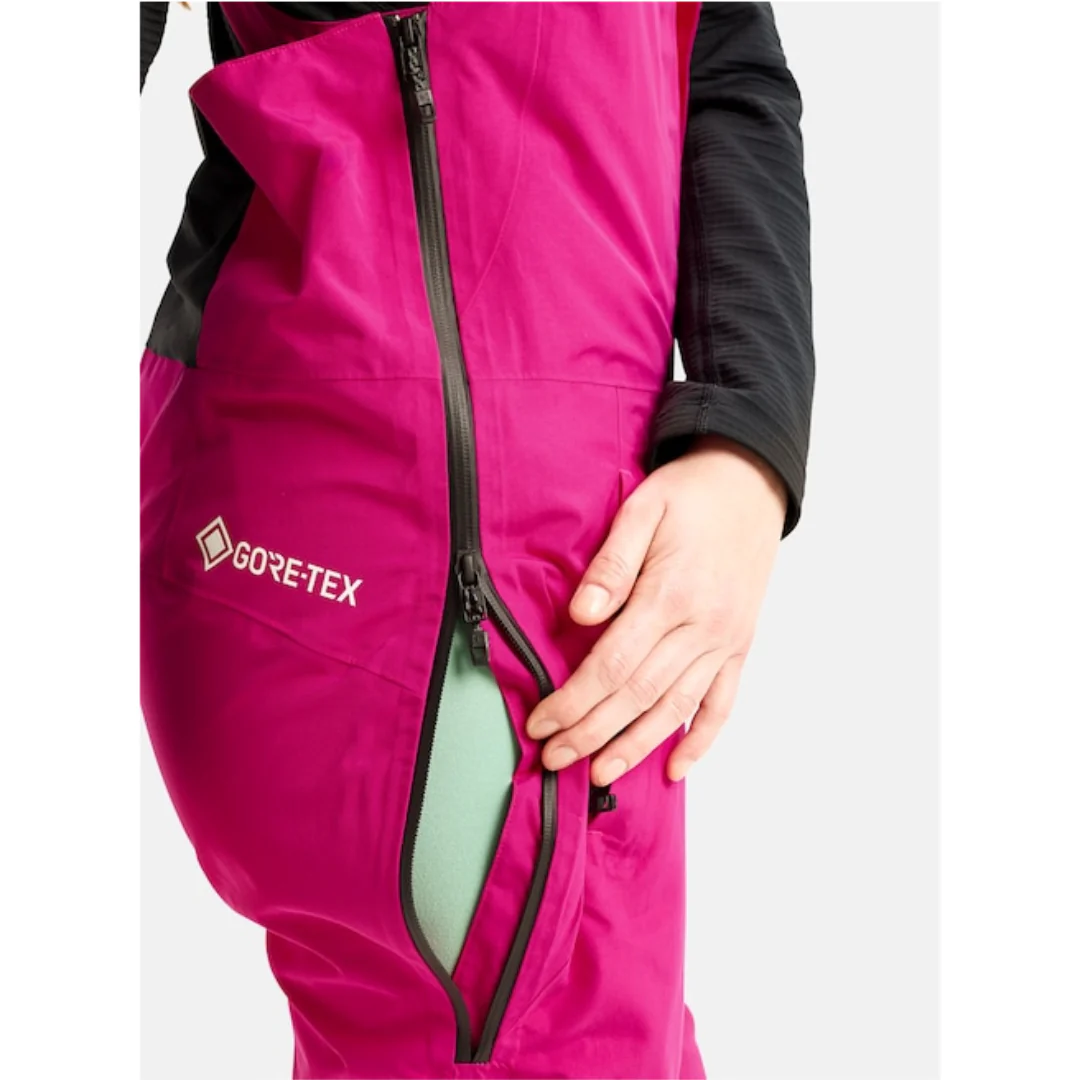 Burton Women's AK Kimmy Gore Tex 2L Bib Snowpants-Very Berry - Image 6