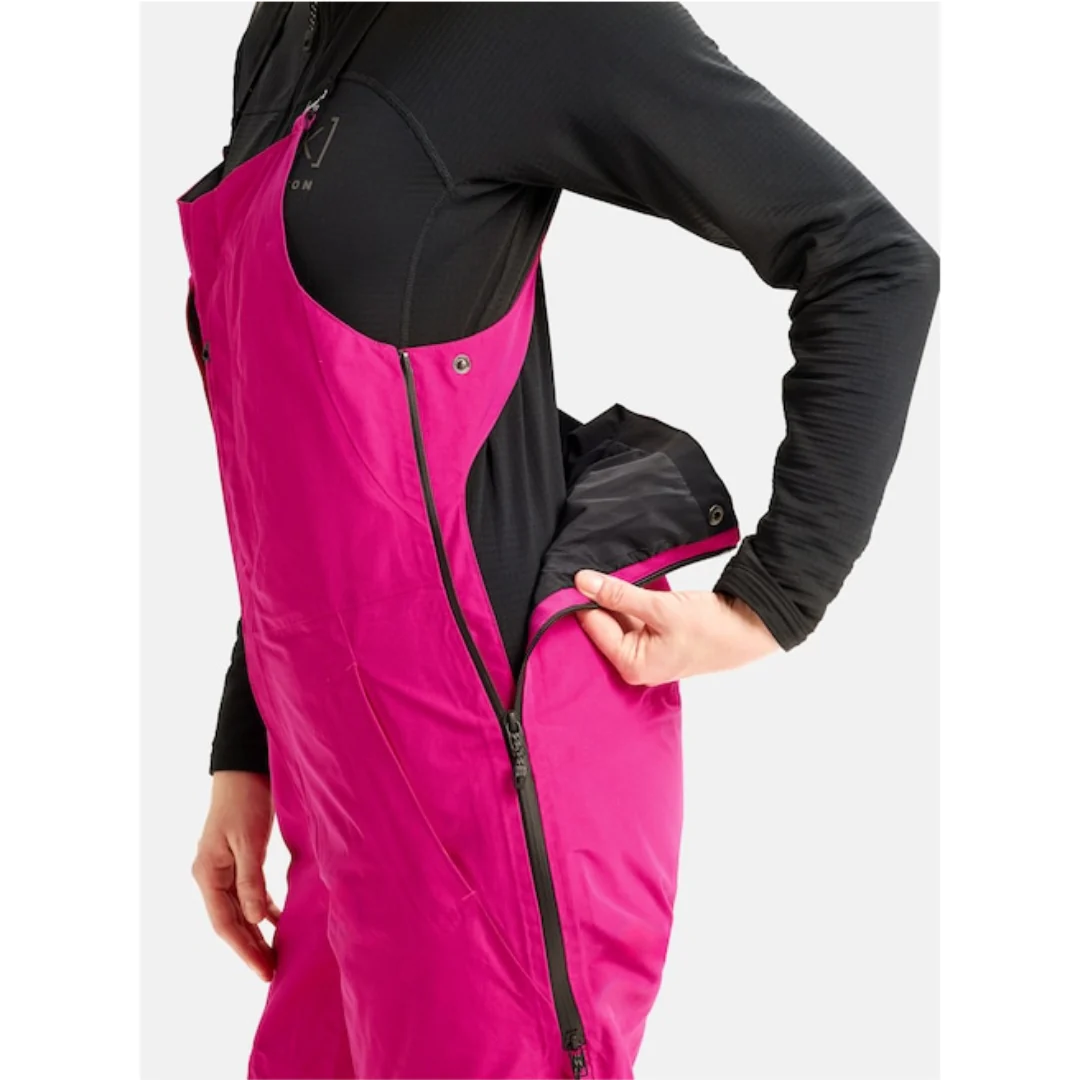 Burton Women's AK Kimmy Gore Tex 2L Bib Snowpants-Very Berry - Image 7