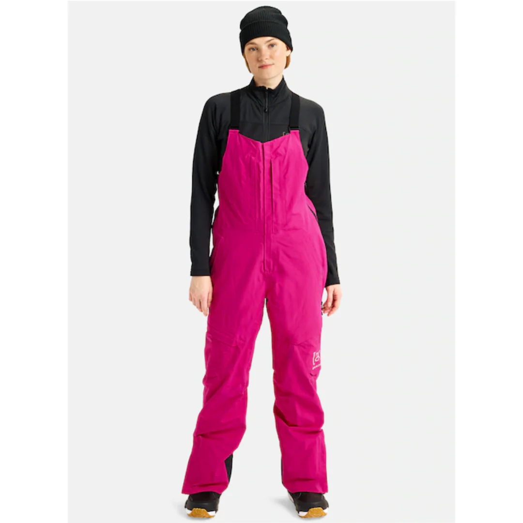 Burton Women's AK Kimmy Gore Tex 2L Bib Snowpants-Very Berry - Image 8