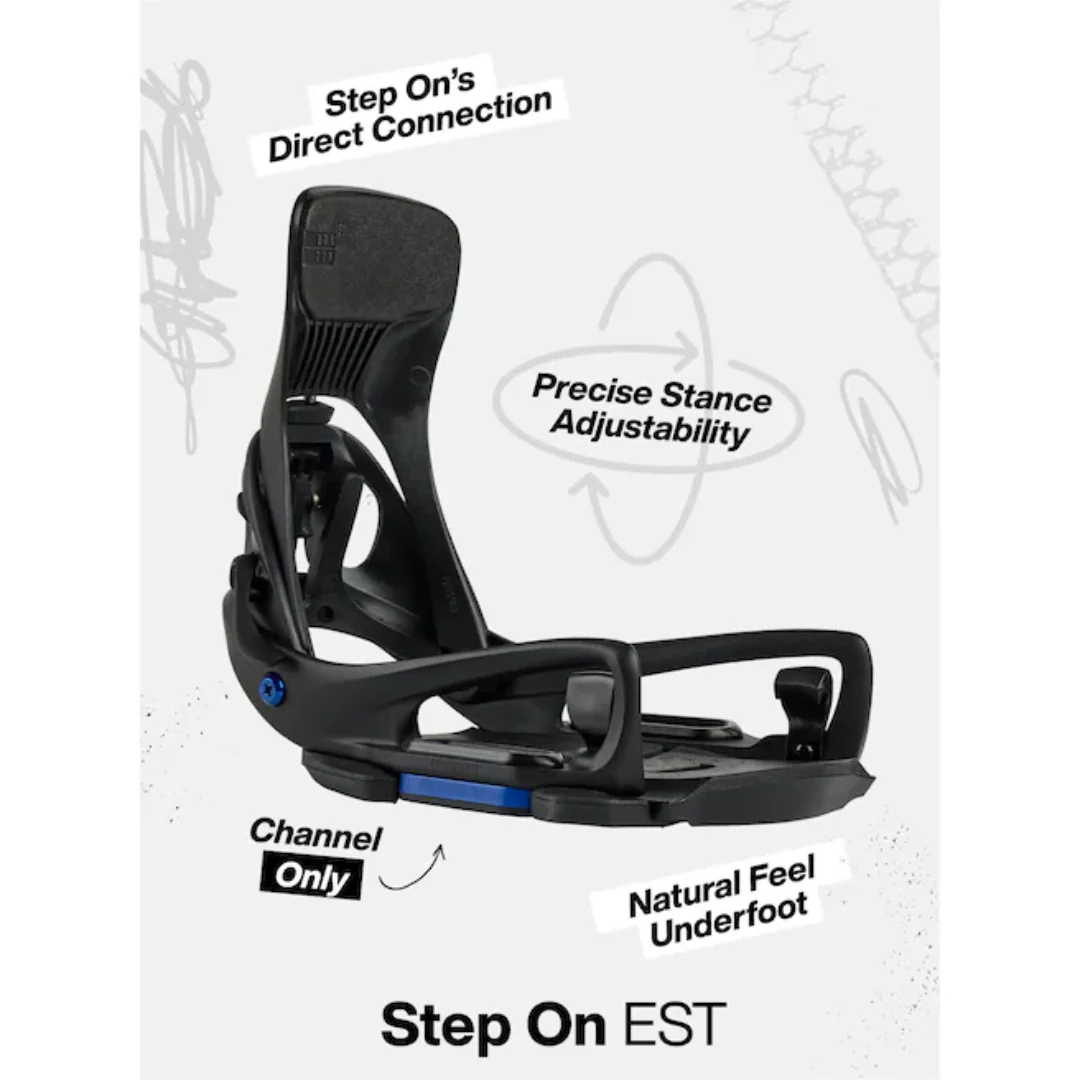 Burton Women's Escapade EST Step On Black Snowboard Bindings - Image 7