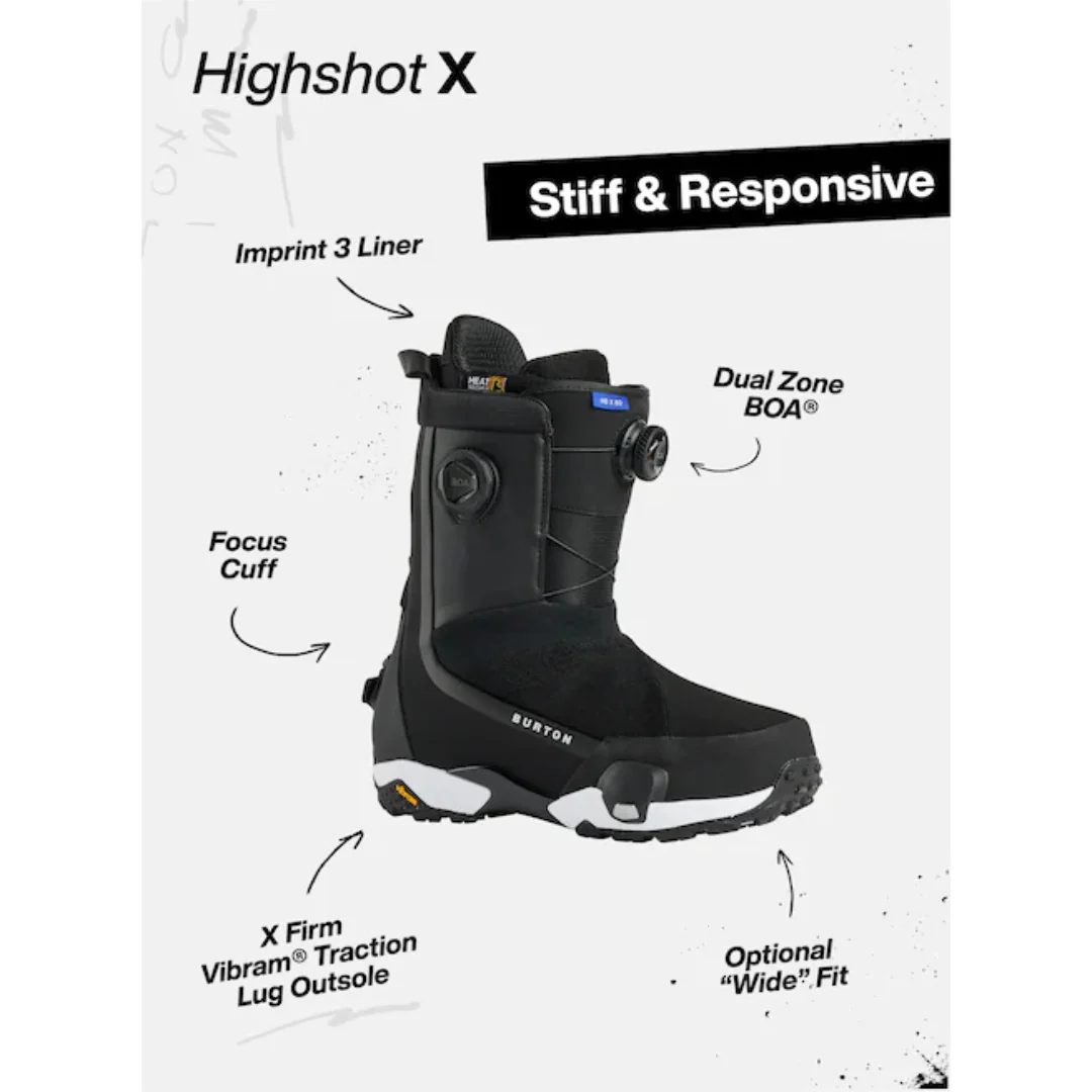Burton Women's Highshot X Step On Boa Snowboard Boots - Iris Bloom - Image 4