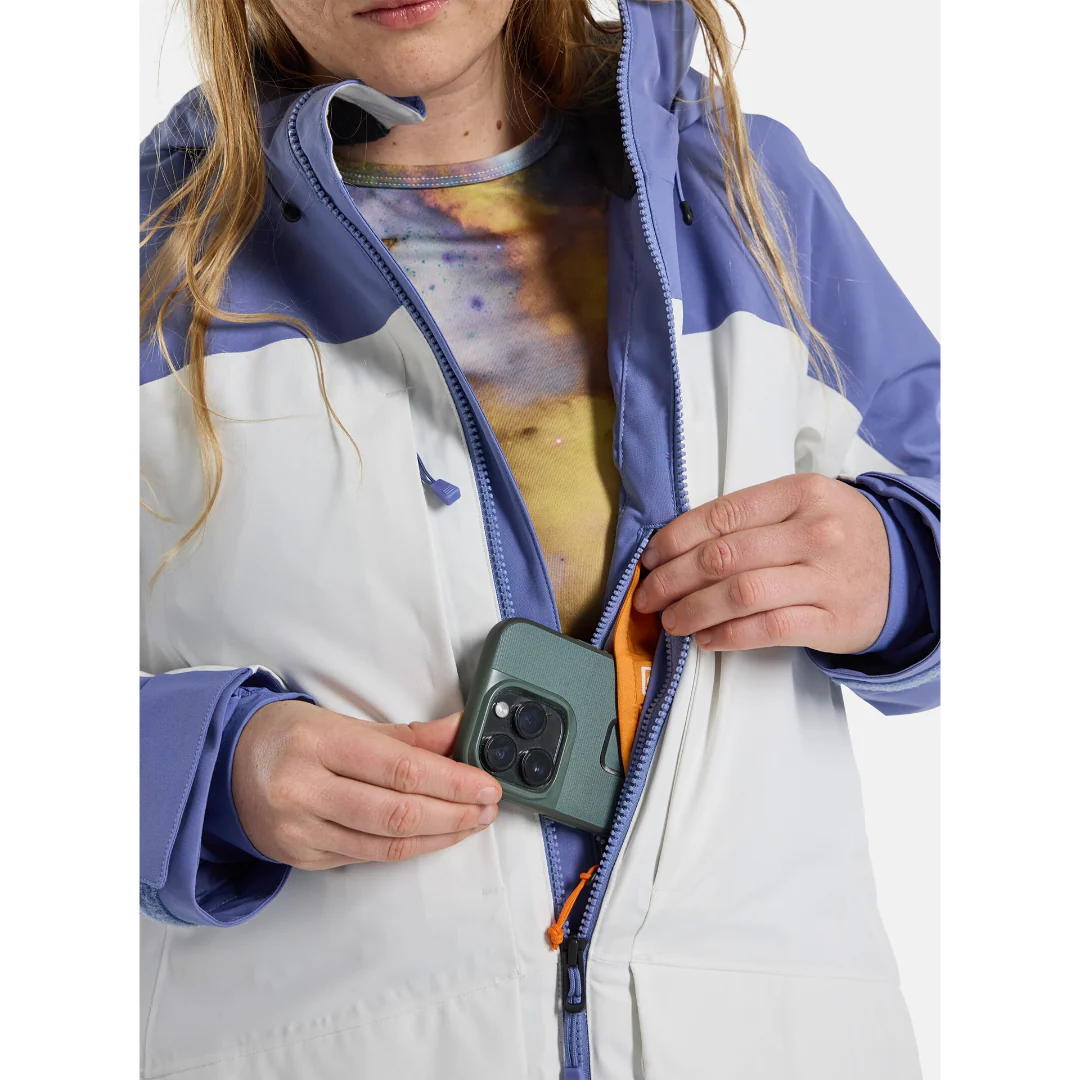 Burton Women's Prowess 2.0 2L Jacket - Slate Blue / Stout White - Image 6