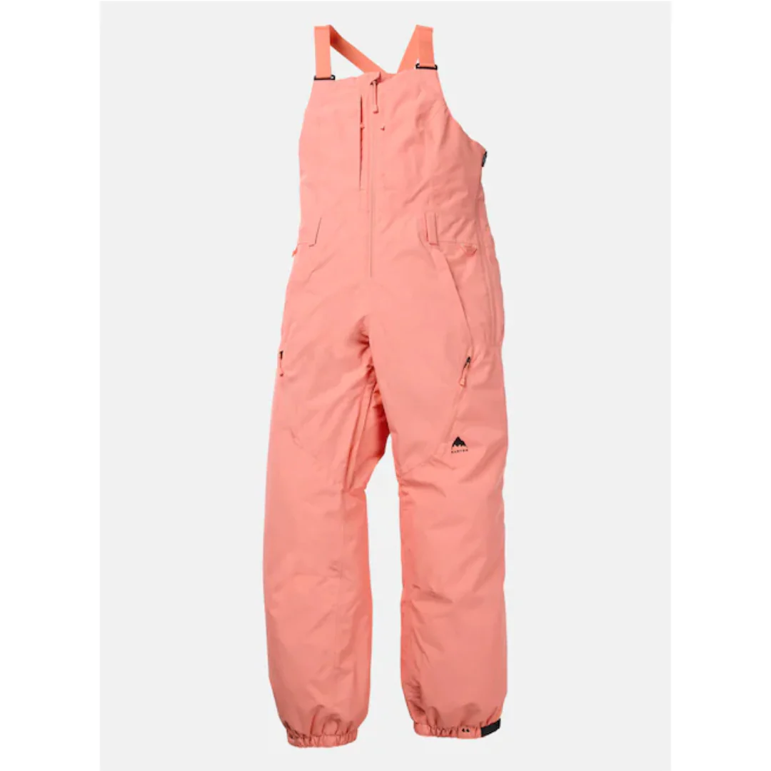 Burton Women's Reserve 2L Bib Snowpants-Sunrise Coral