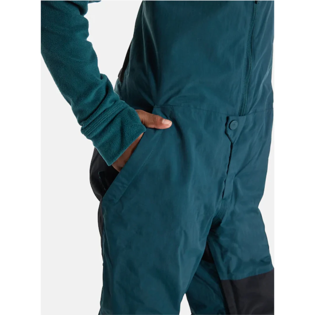 Burton Youth Skylar 2L Bib Snowpants-Deep Emerald - Image 4