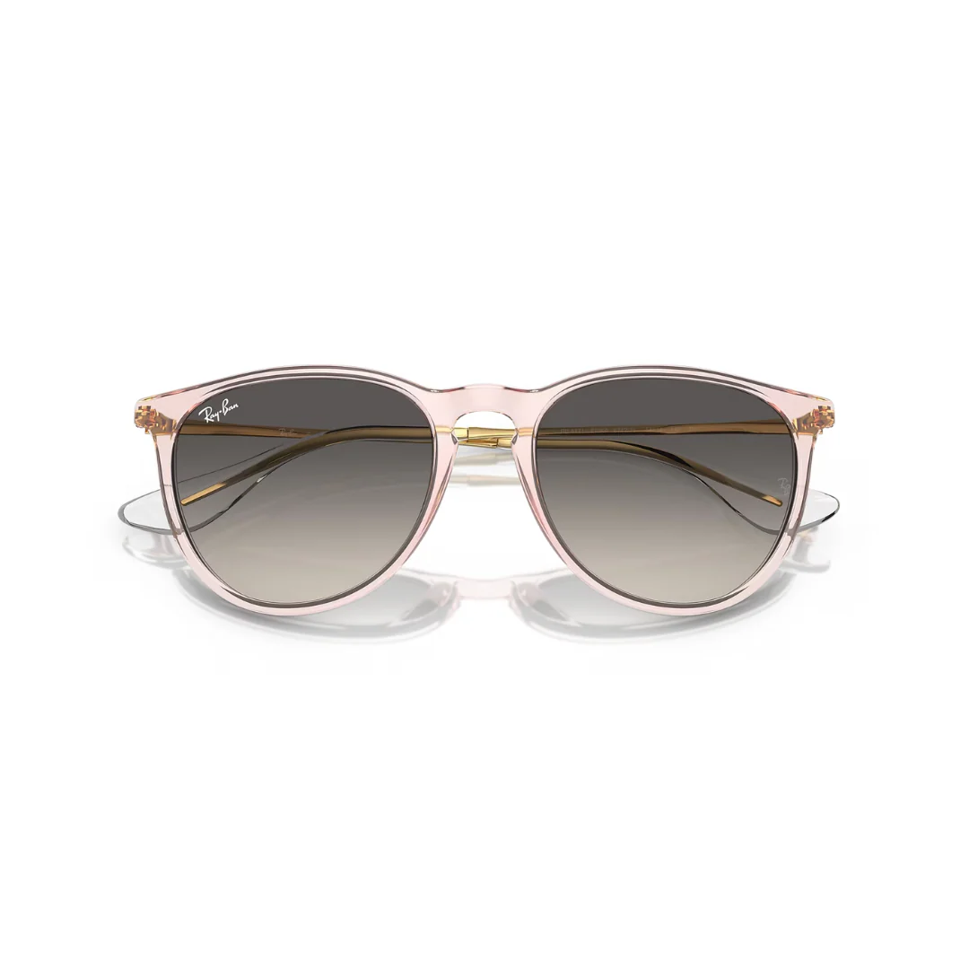Ray Ban Erika - Unisex Sunglasses - Transparent Pink, Grey Gradient - Image 2