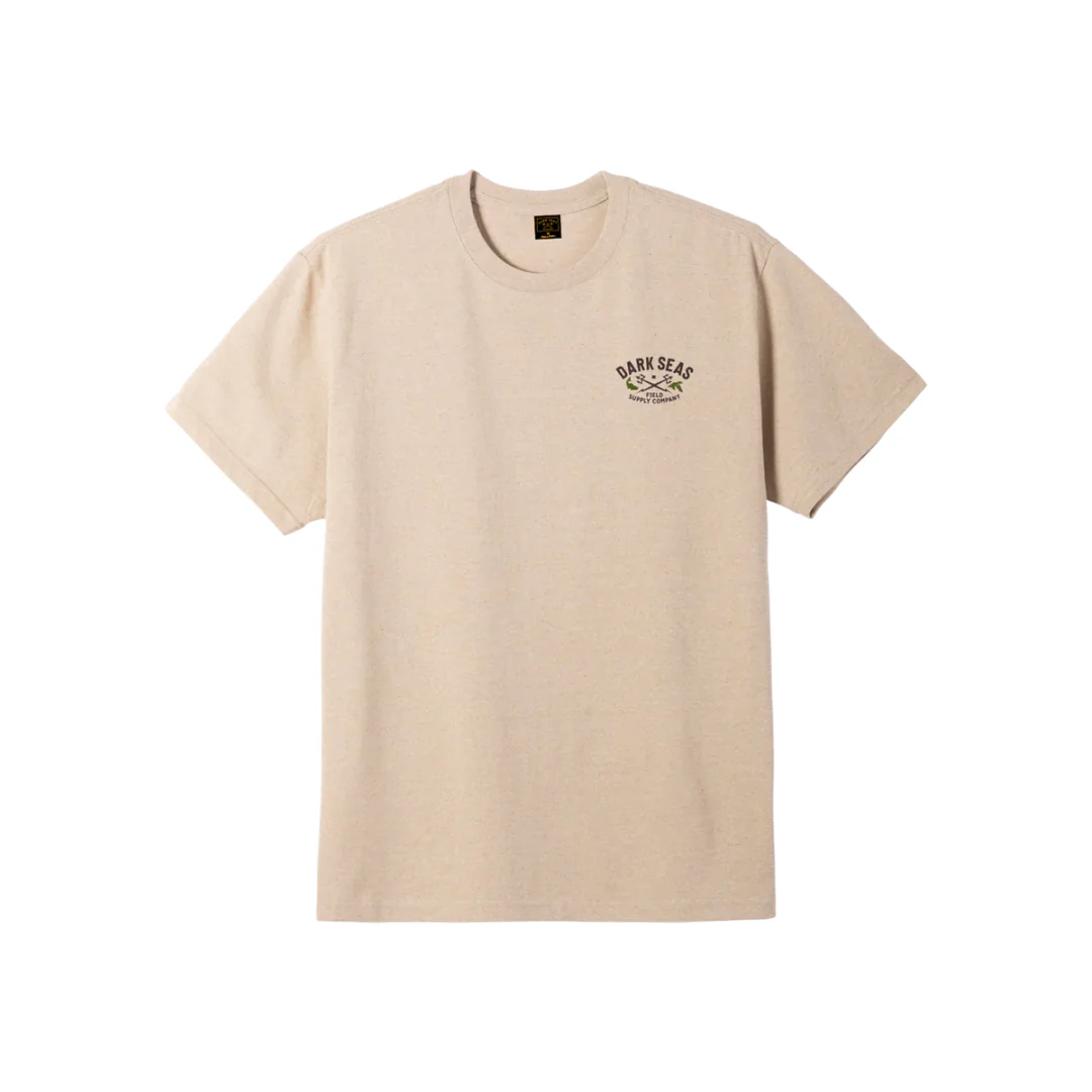 Dark Seas Men's Creek County Blended Tee - Heather Sand - Image 2