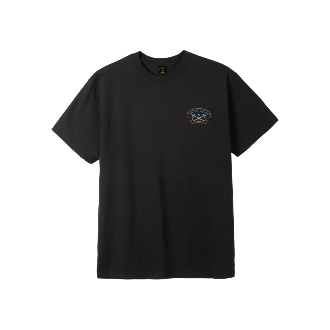 Dark Seas Men's Ride 'Em Wet Blended Tee - Heather Black - Image 2