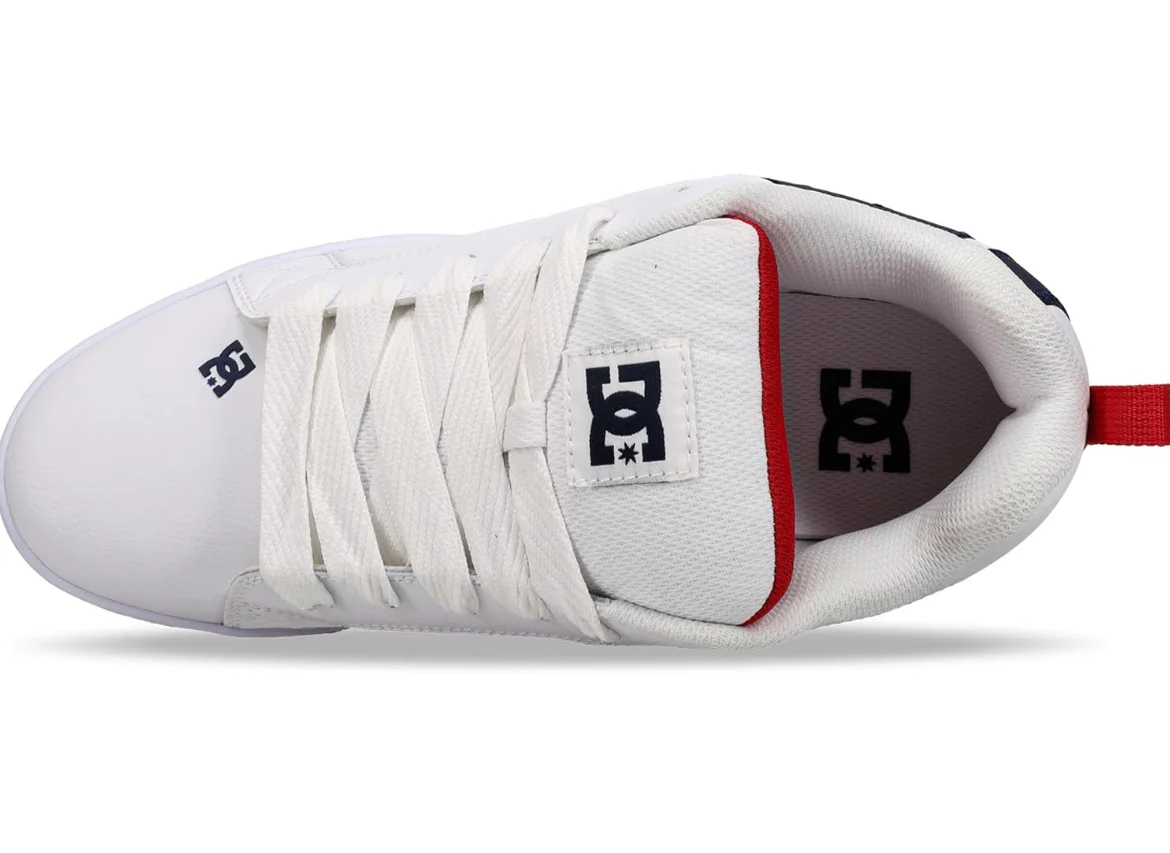 DC Court Graffik - White/Navy/Red - Image 4