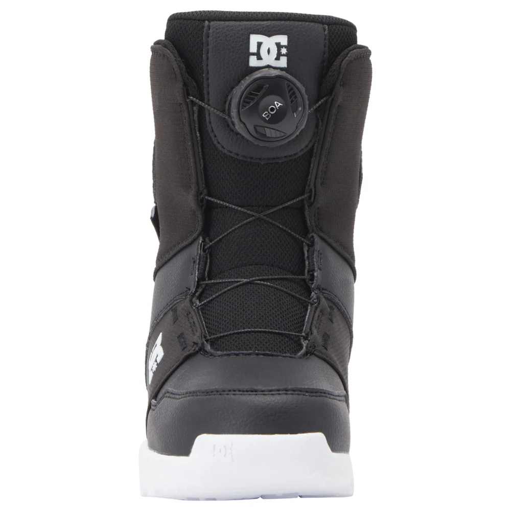 DC Kids Scout Boa Snowboard Boots - Black/White - Image 4