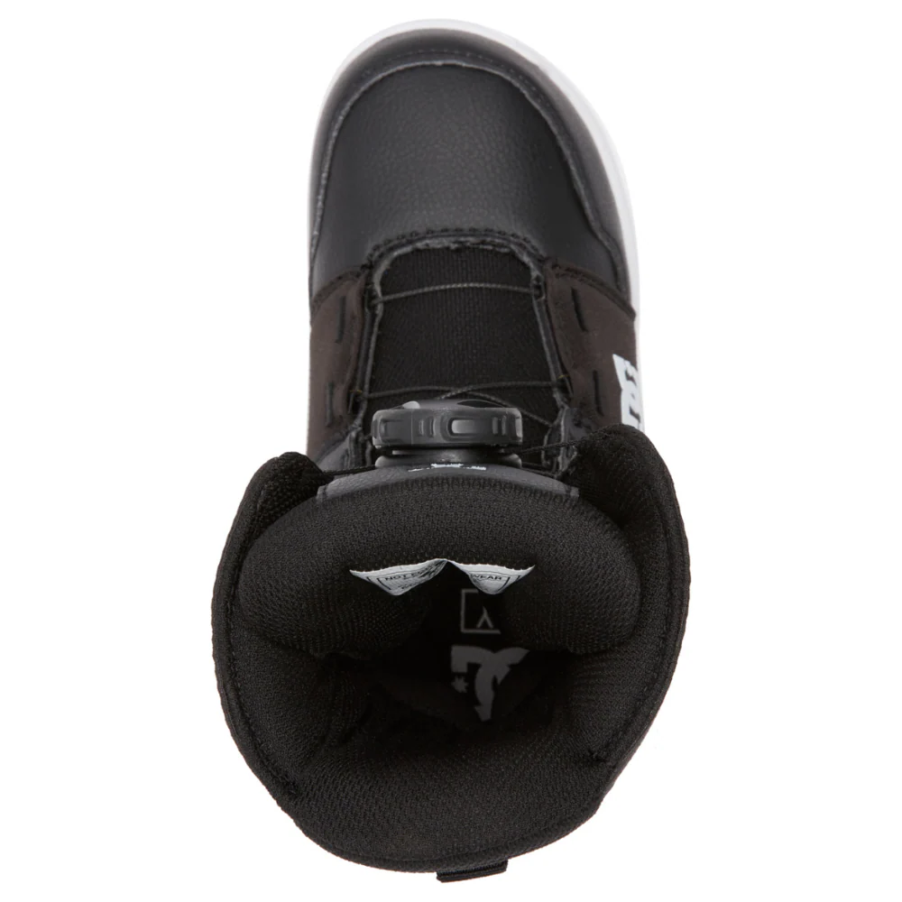 DC Kids Scout Boa Snowboard Boots - Black/White - Image 6
