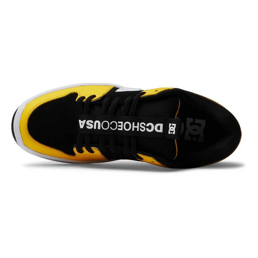 DC Lynx Zero Mens - White/Black/Yellow - Image 8
