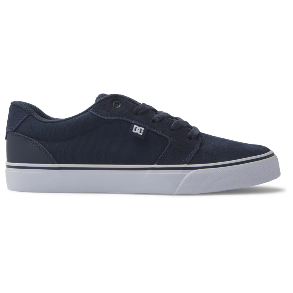 DC Men's Anvil Shoes - Navy/White - Image 2