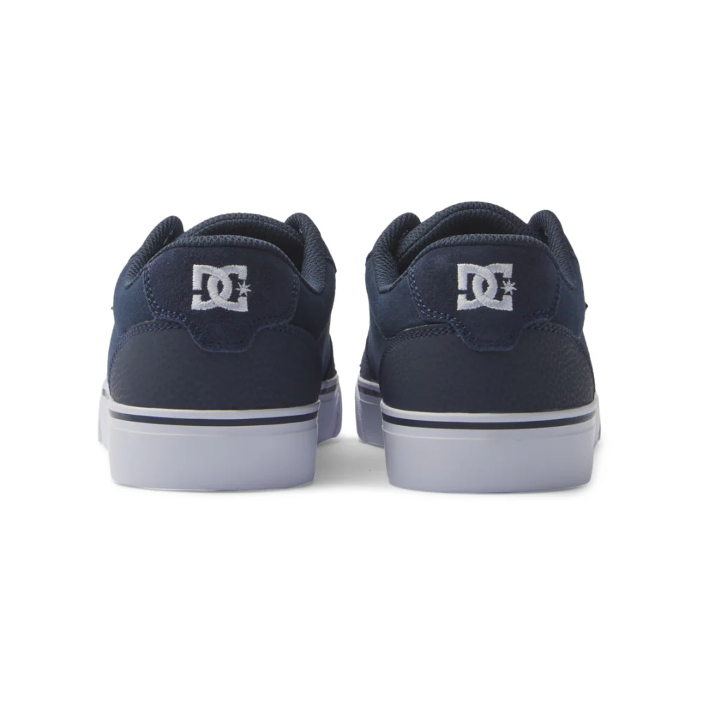 DC Men's Anvil Shoes - Navy/White - Image 4