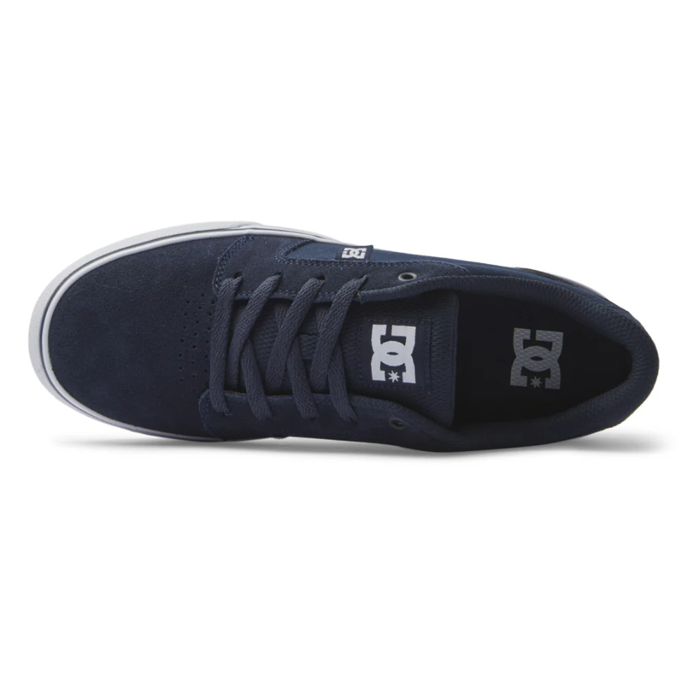 DC Men's Anvil Shoes - Navy/White - Image 5