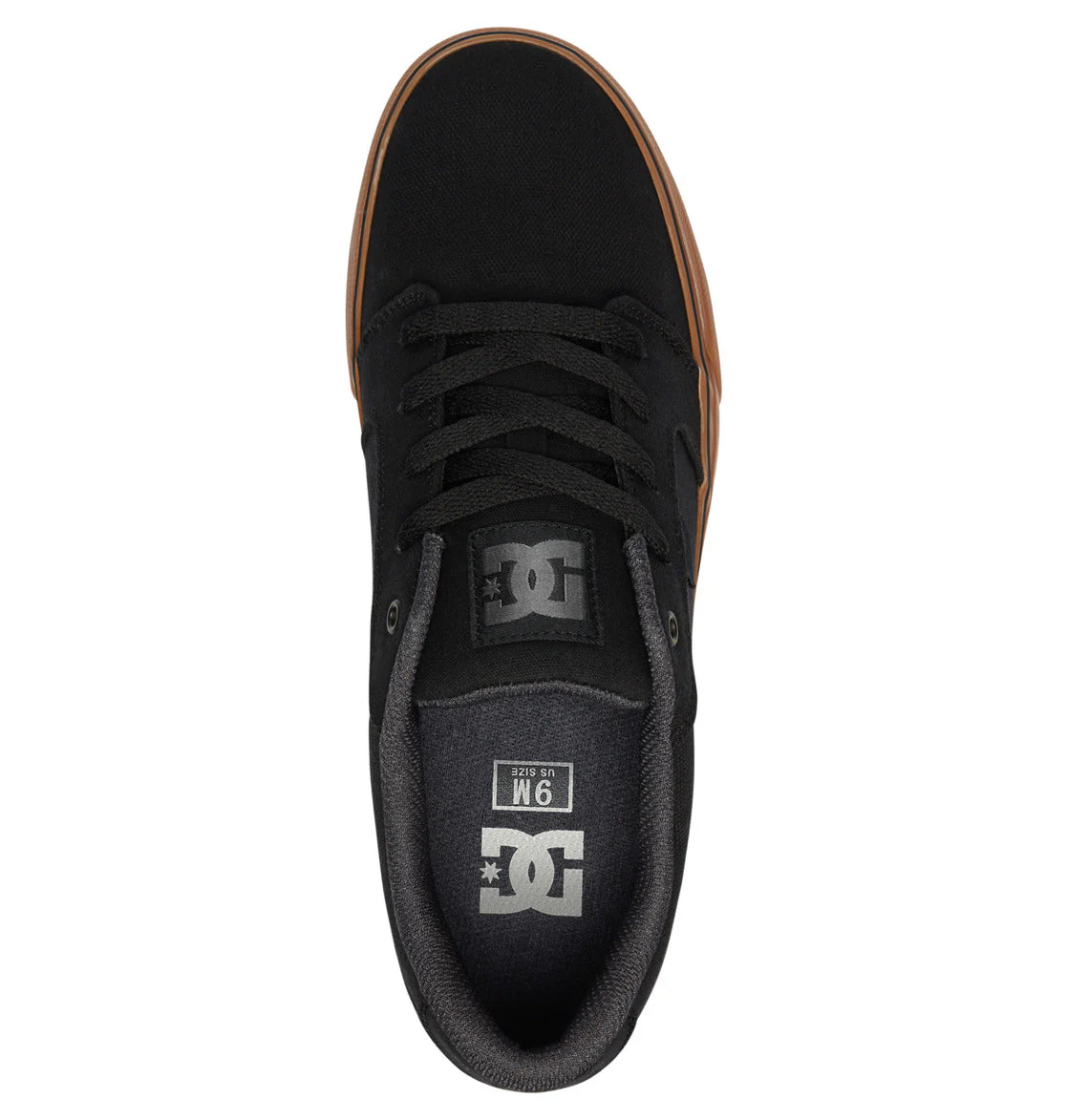 DC Men's Anvil TX Shoes - Black/Gum - Image 3