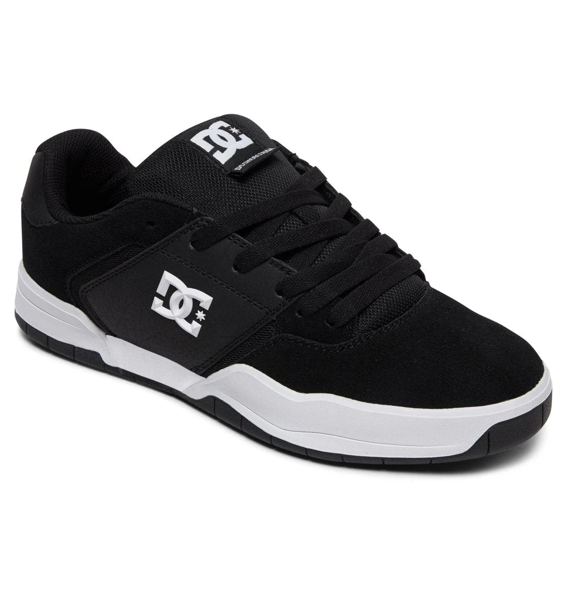DC Mens Cental Skate Shoes - Black/White - Image 2