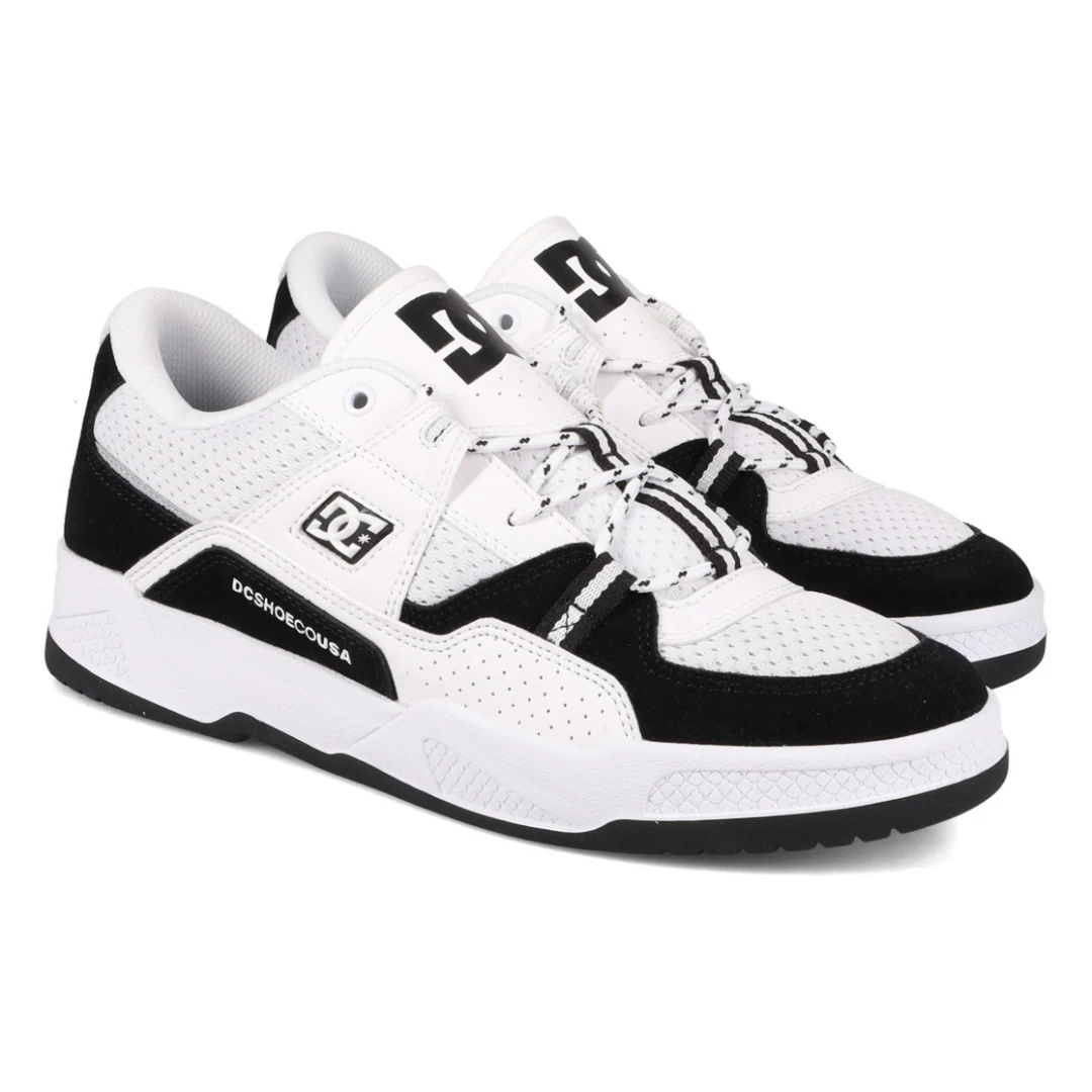 DC Men's Construct Shoes - Black/White - Image 2