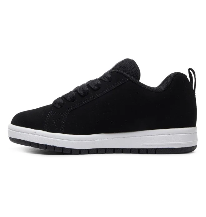 DC Mens Court Graffik Shoes - Black/Black/Green - Image 3