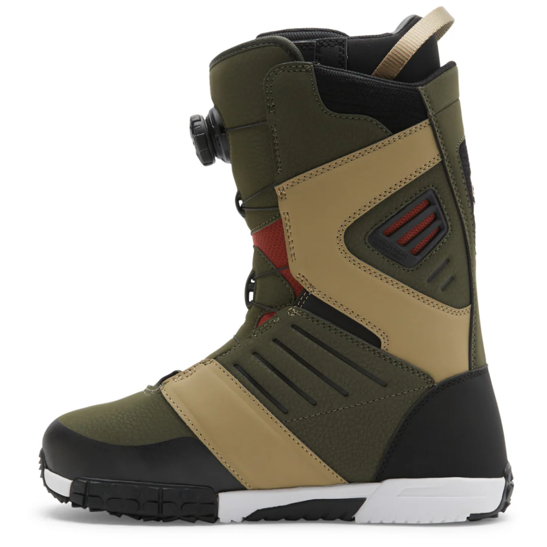 DC Men's Judge Boa Snowboard Boots - Olive Khaki - Image 3