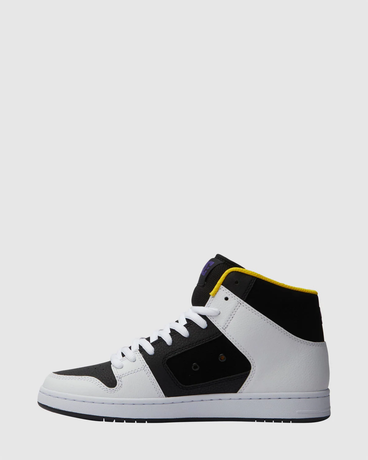 DC Men's Manteca 4 Hi Shoes - Black/White/Purple - Image 3
