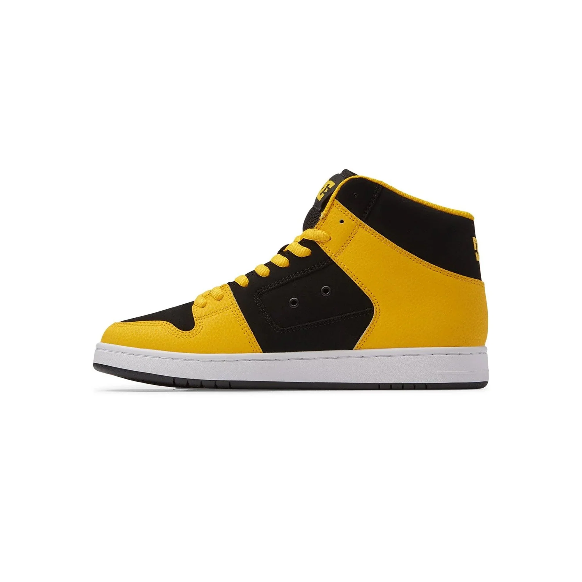 DC Men's Manteca 4 Hi Shoes - Black/Yellow/Yellow - Image 3