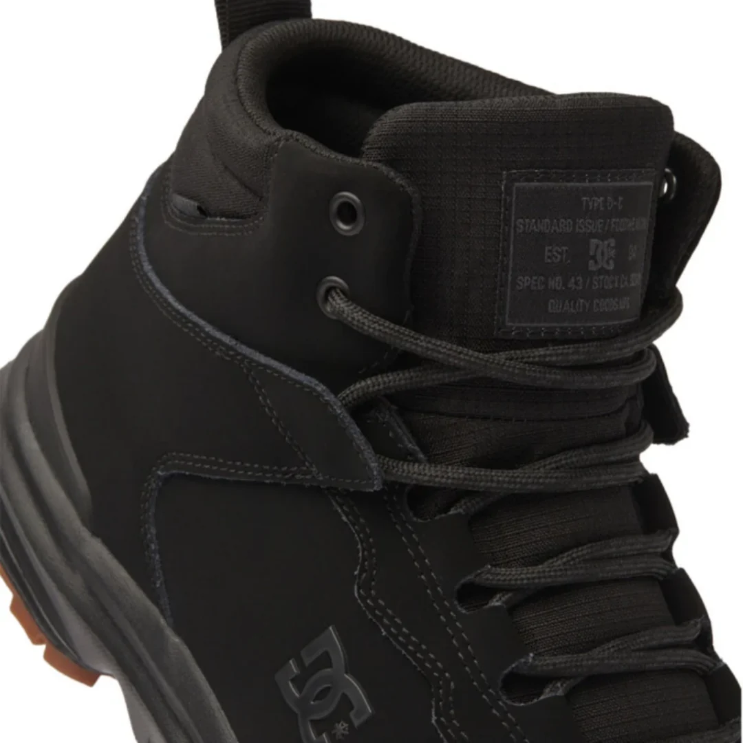 DC Men's Mutiny WR Boots - Black/Black/Black - Image 8