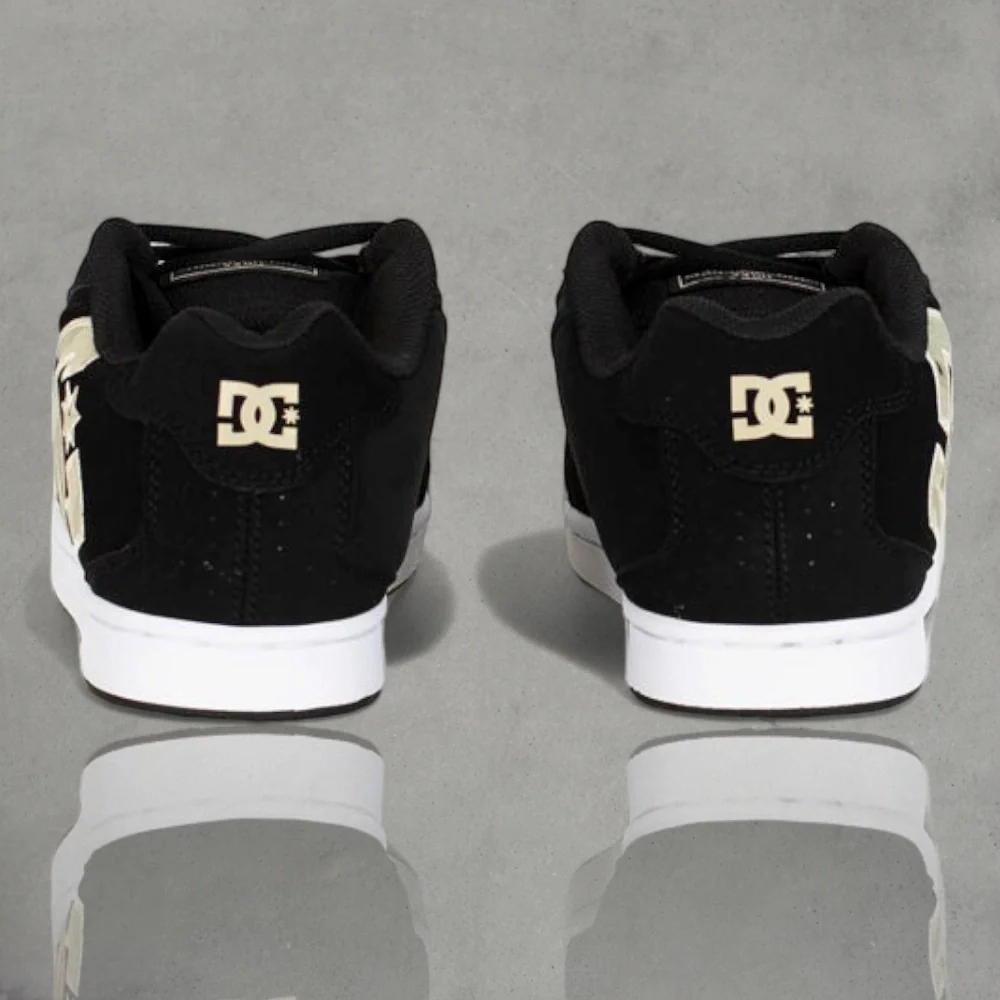 DC Men's Net Shoes - Black/Camel - Image 4