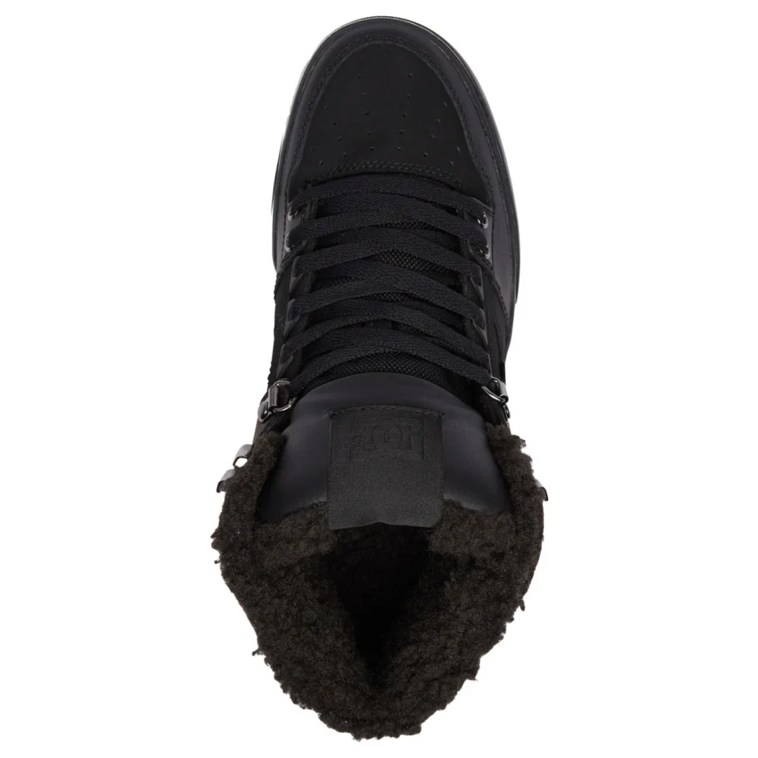 DC Men's Pure High-Top WC WNT Shoes - Black/Black/Black - Image 3