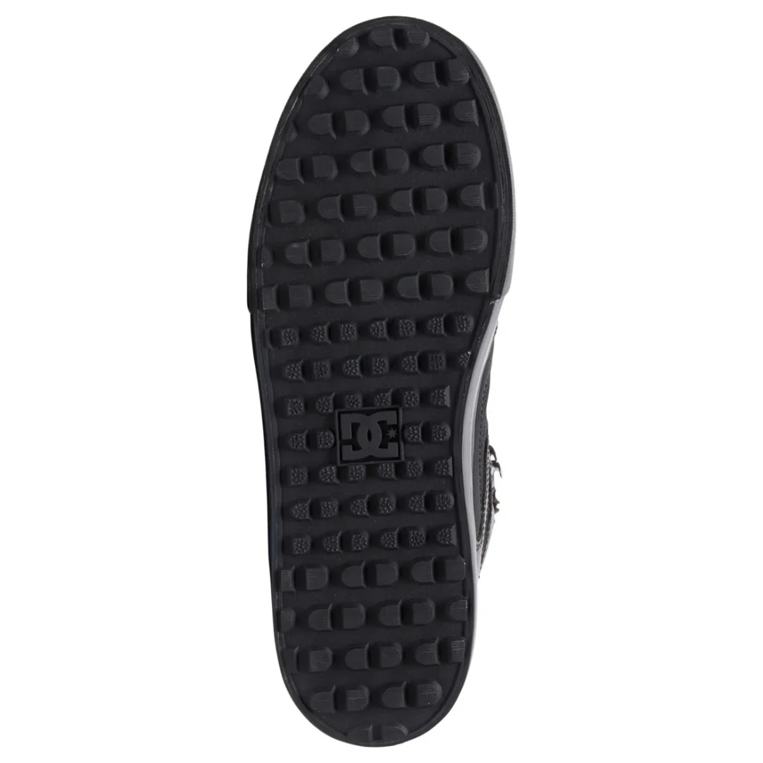 DC Men's Pure High-Top WC WNT Shoes - Black/Black/Black - Image 4