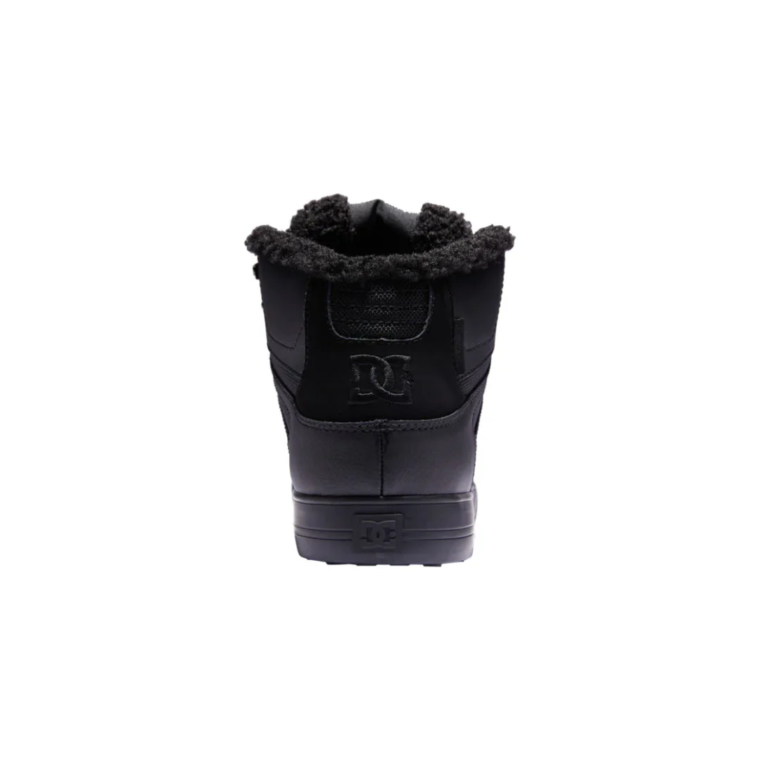 DC Men's Pure High-Top WC WNT Shoes - Black/Black/Black - Image 5