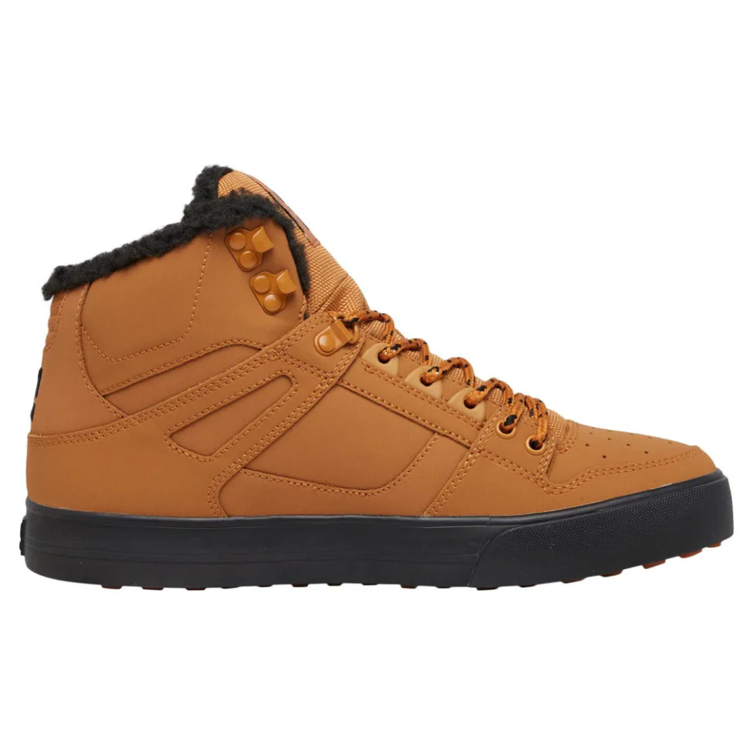 DC Men's Pure High-Top WC WNT Shoes - Wheat/Black