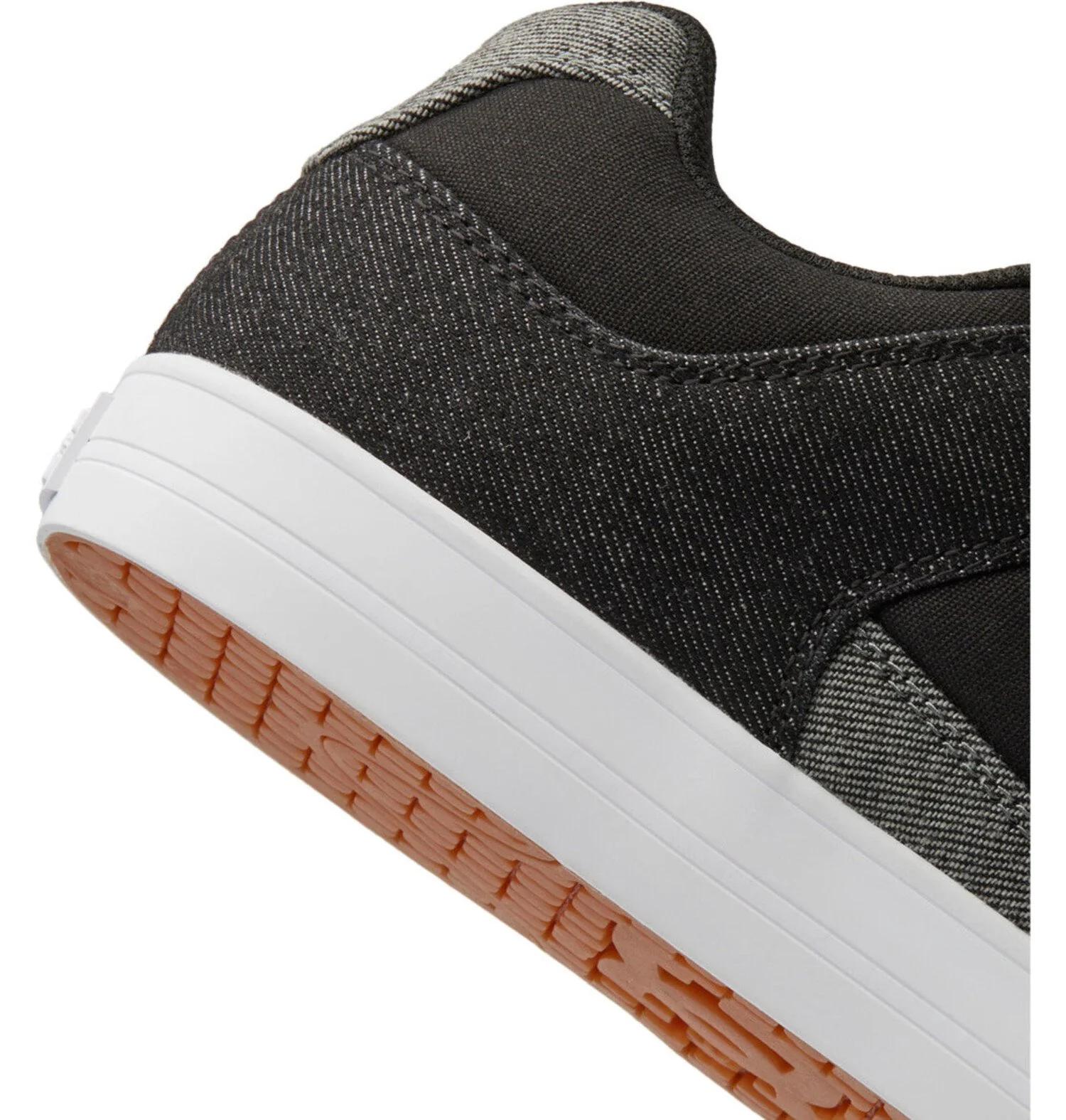 DC Men's Pure Skate Shoes - Black Denim - Image 6