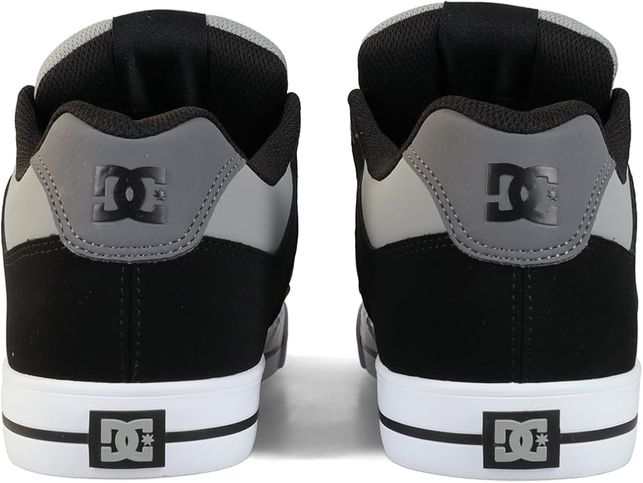 DC Men's Pure Skate Shoes - Gray/Black - Image 5