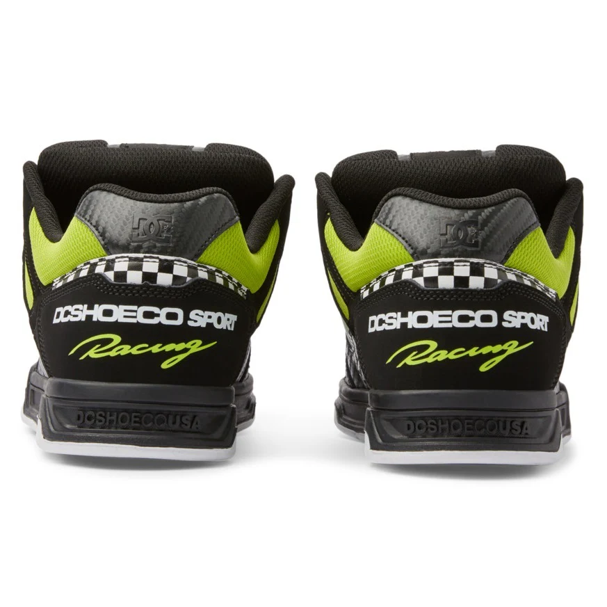 DC Men's Stag Se Shoes - Black/Green/White - Image 3