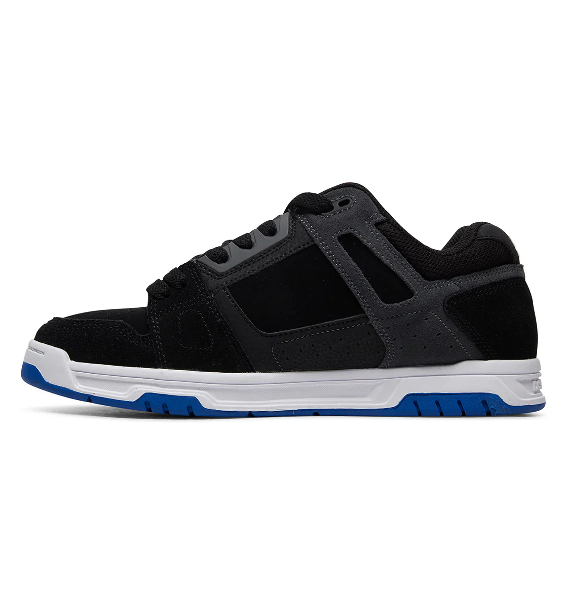 DC Men's Stag Shoes - Black/Blue - Image 7