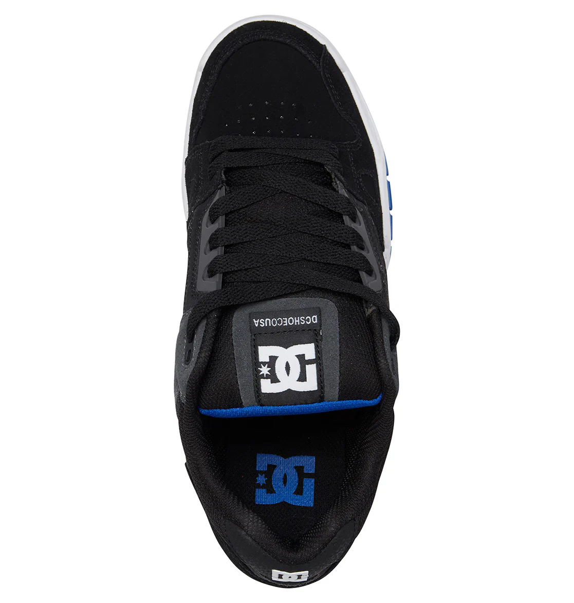 DC Men's Stag Shoes - Black/Blue - Image 8