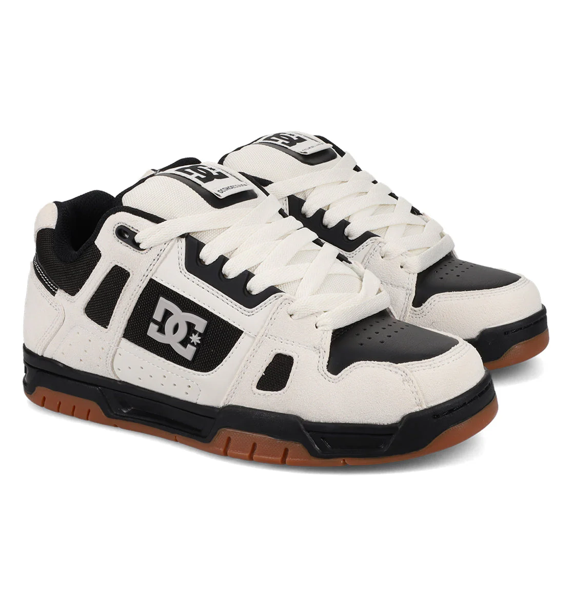 DC Men's Stag Shoes - Off White/Black - Image 5