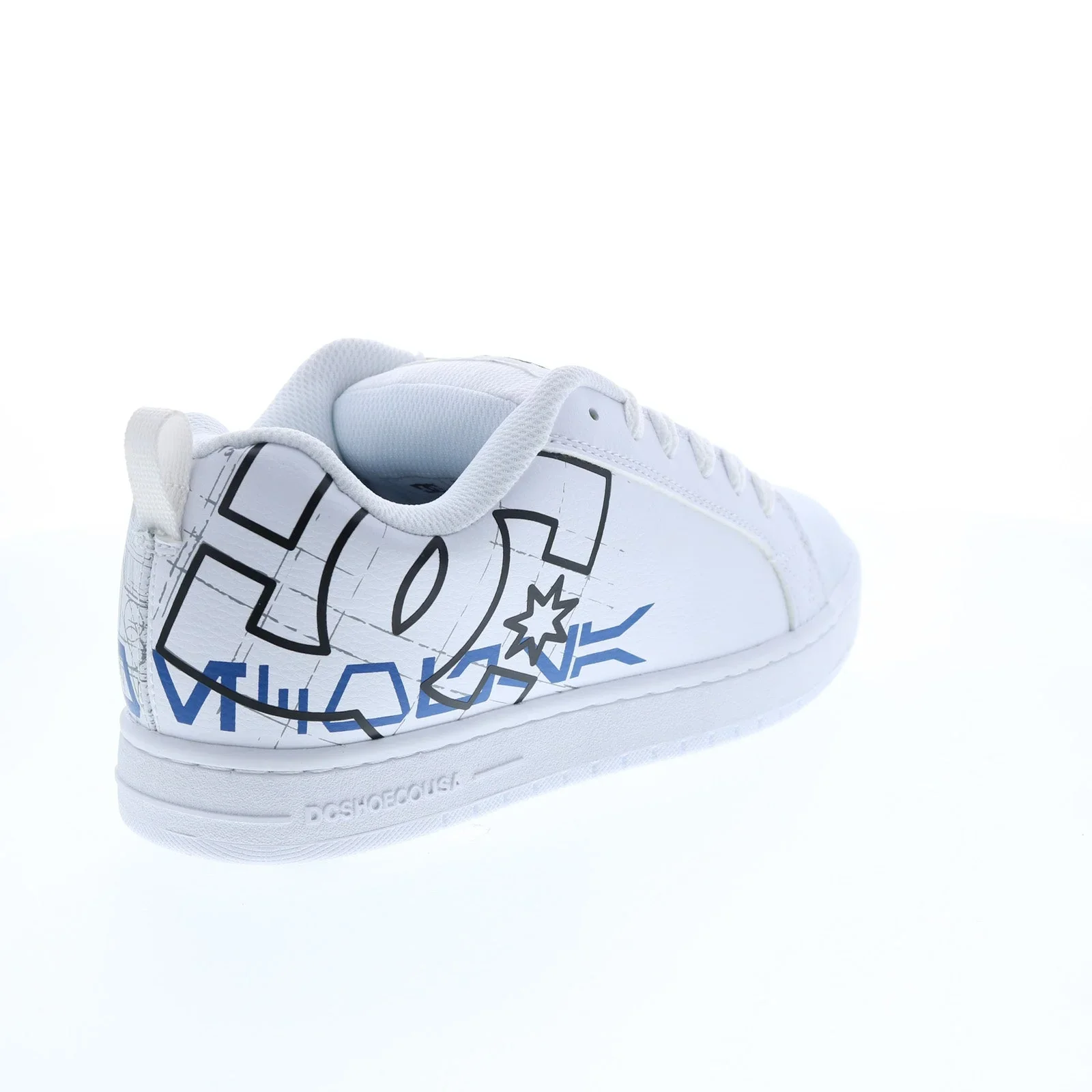 DC Men's SW CT Graffik Shoes - White/Blue - Image 2