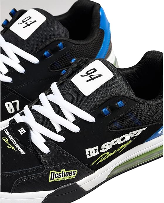 DC Men's Versatile LE Shoes - Black/Blue/White - Image 3