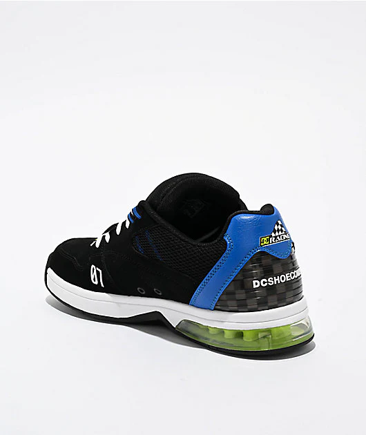 DC Men's Versatile LE Shoes - Black/Blue/White - Image 5