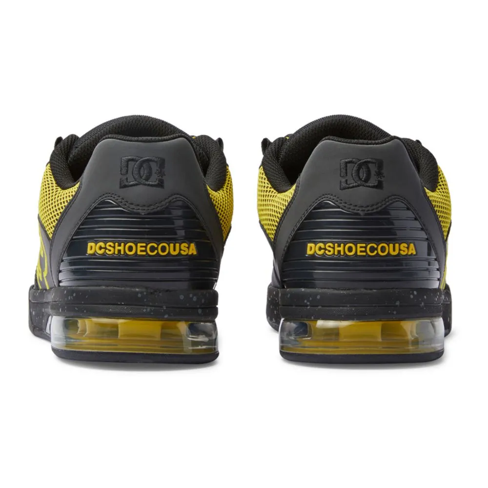 DC Men's Versatile LE Shoes - Black/Yellow - Image 6