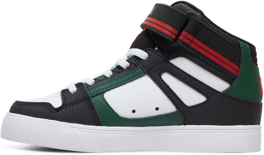 DC Pure Boys High Tops Shoes -Black/Green - Image 4