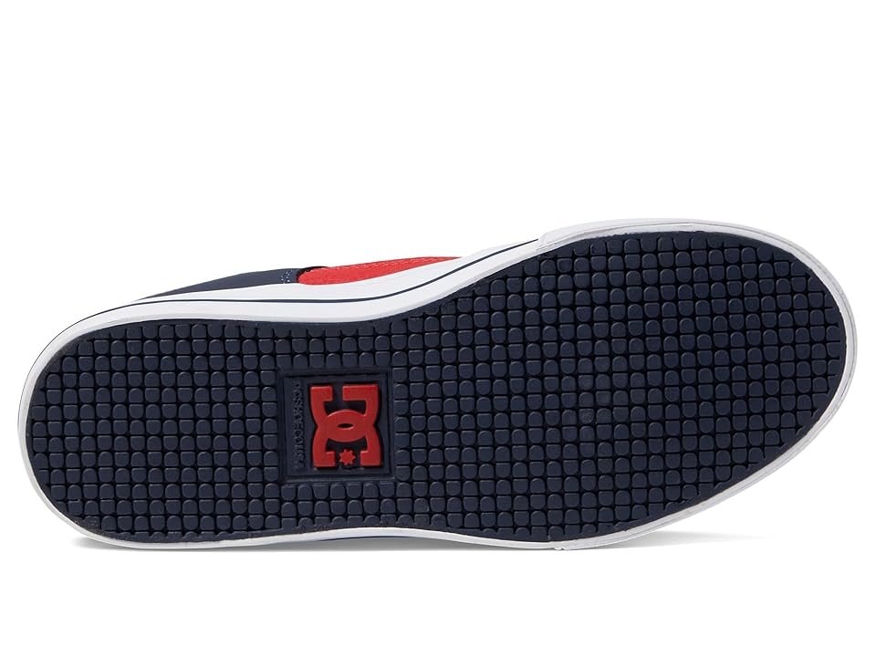 DC Pure Elastic Boys Shoes - Heather Grey/Navy - Image 3