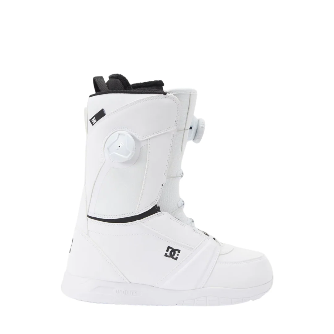 DC Women's Lotus Boa Snowboard Boots - White/White - Image 2
