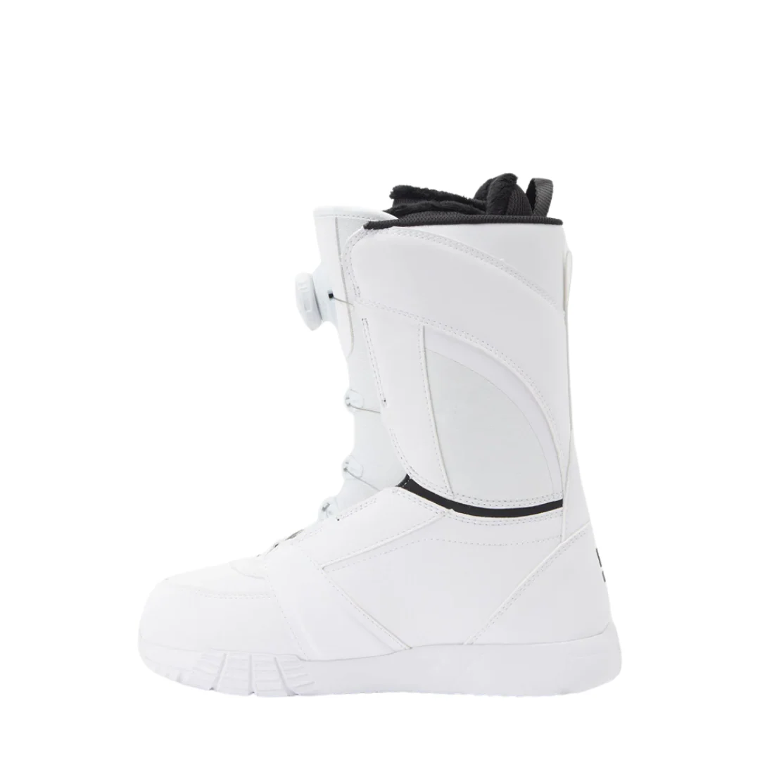 DC Women's Lotus Boa Snowboard Boots - White/White - Image 3