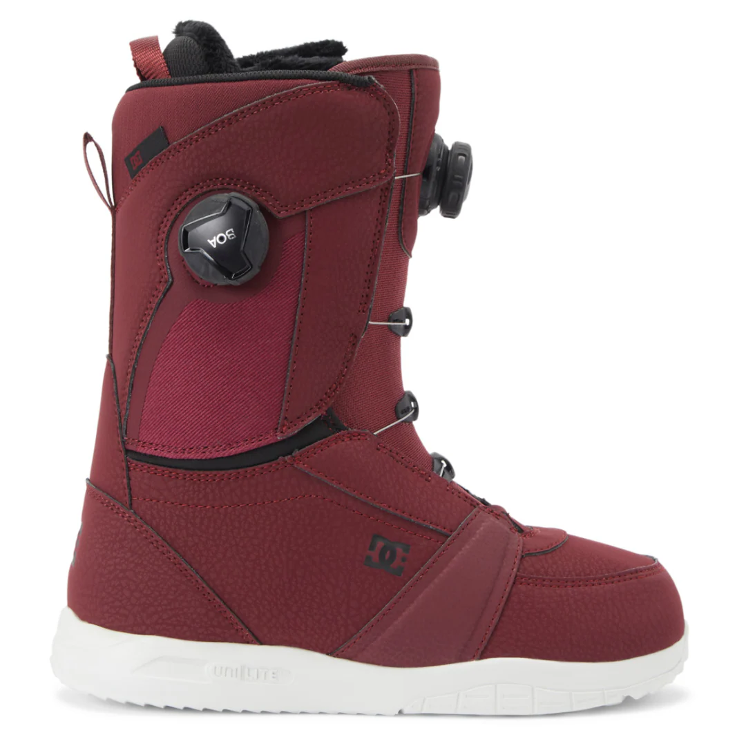 DC Women's Lotus Boa Snowboard Boots - Wine/Black