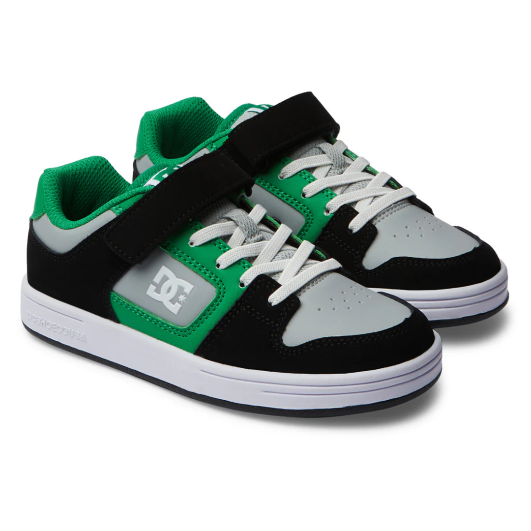 DC Youth Manteca 4 V Shoes - Black/Kelly Green - Image 2