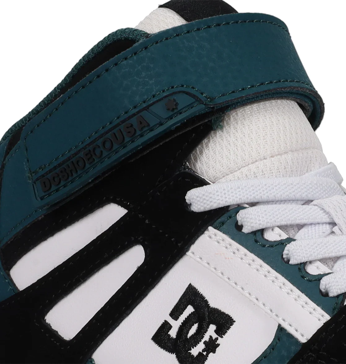 DC Youth Pure High Top EV Shoes - Black/Green/Gum - Image 3