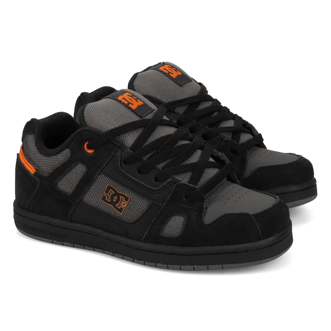 DC Youth Stag Shoes - Dark Grey/Grey - Image 3