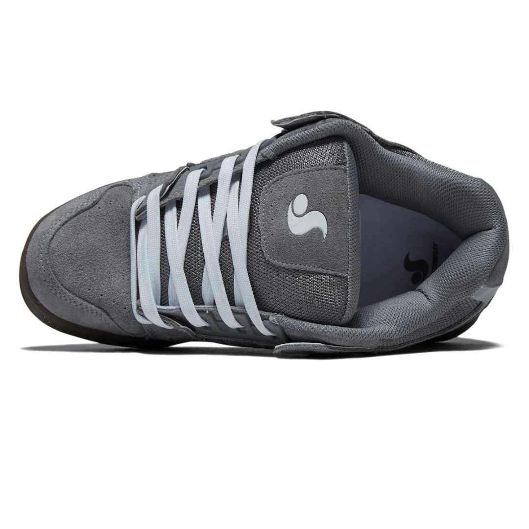 DVS Men's Celsius Skate Shoe - Charcoal White Gum Suede - Image 3